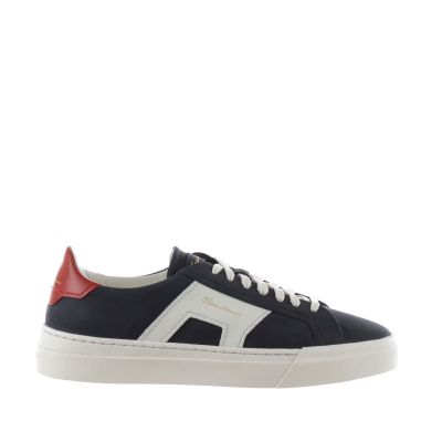 Double buckle sneaker in nabuk