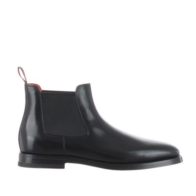 Stivaletto beatles  in pelle semilucida
