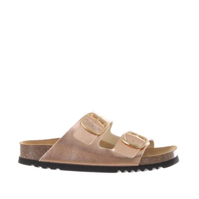 Sandalo josephine in pelle laminata