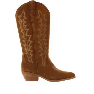 Stivale texano in camoscio