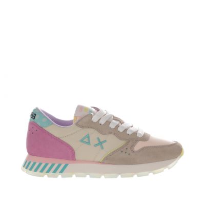 Sneaker ally candy cane in camoscio e nylon