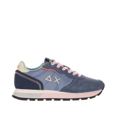 Sneaker ally color explosion in camoscio e nylon