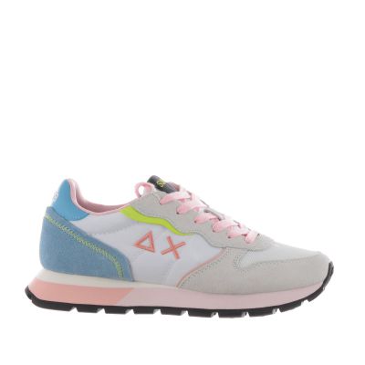 Sneaker ally color explosion in camoscio e nylon
