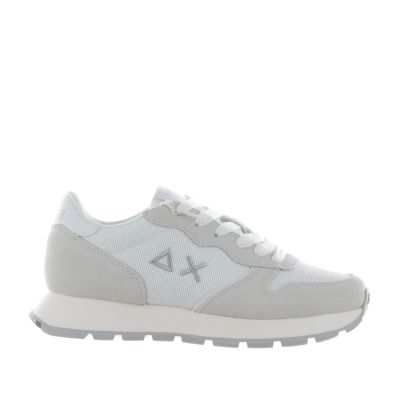 Sneaker ally glitter textile in camoscio e lurex