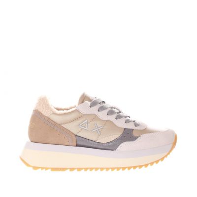 Sneaker big ally winter in camoscio e nylon