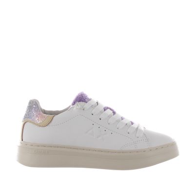 Sneaker grace teddy in pelle