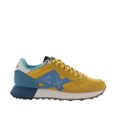 Sneaker jaki 2.0 solid in camoscio e nylon