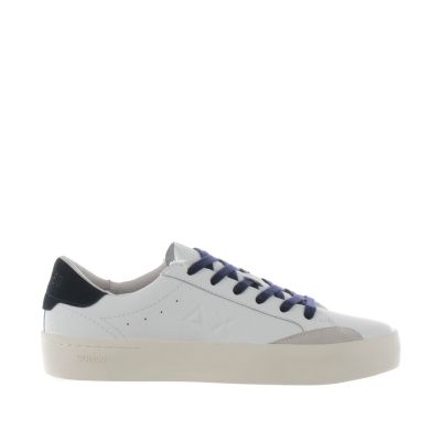 Sneaker street leather in pelle e camoscio