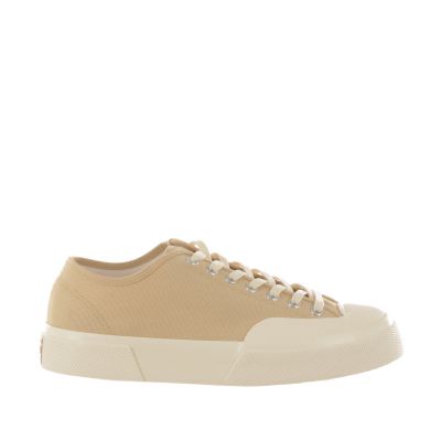 Sneaker works low cut cotton canvas