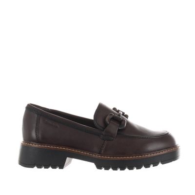 Mocassino in pelle con morsetto 
