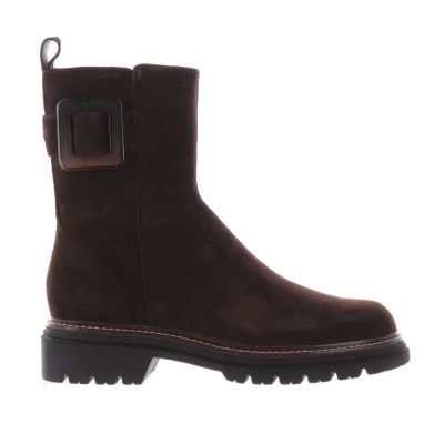 Stivaletto in camoscio con fibbia