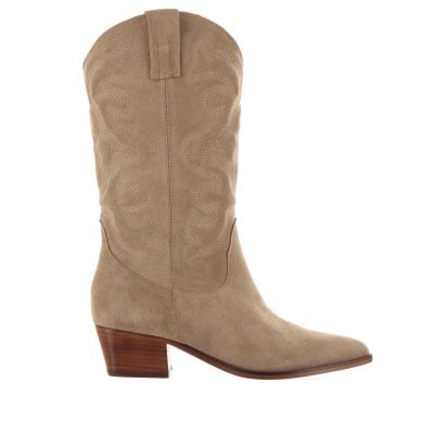 Stivale texano in camoscio