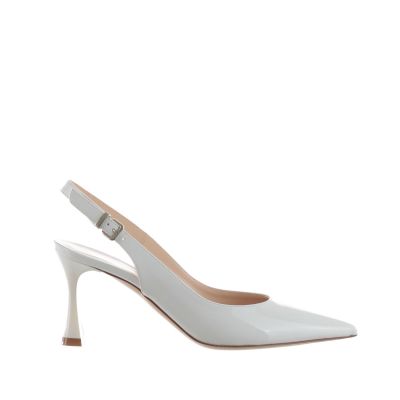 Décolleté slingback in vernice