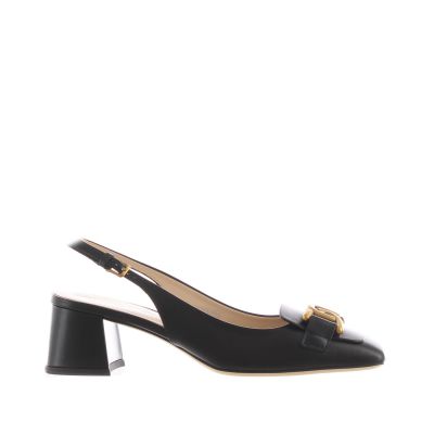 Décolleté slingback kate in pelle