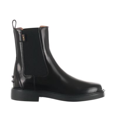 Stivaletto beatles in pelle semilucida