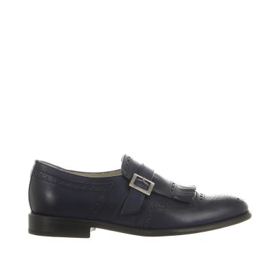 Brogue monk strap con frangia