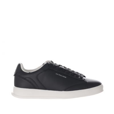 Sneaker in ecopelle con profilo seghettato