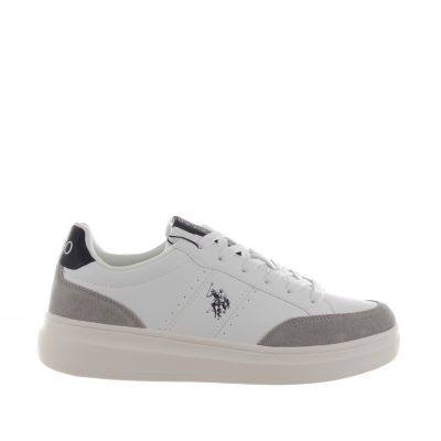 Sneaker in ecopelle e camoscio