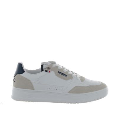 Sneaker in pelle e camoscio