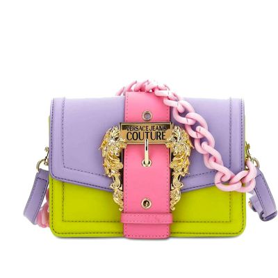 Tracolla mini in ecopelle con fibbia baroque