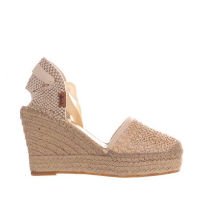 Espadrillas sandali in rafia