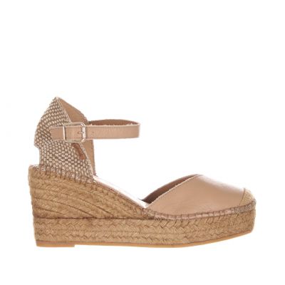 Espadrillas sandalia pico in nappa