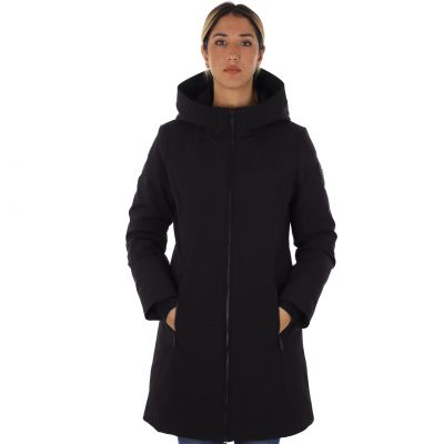 Firth down parka in tech softshell