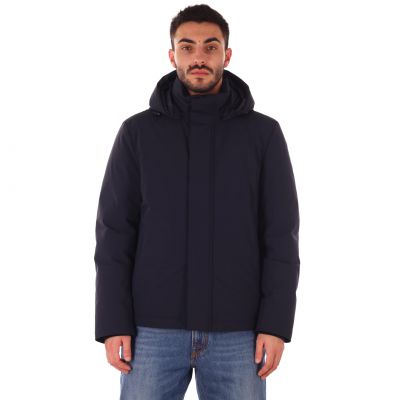 Giacca in nylon imbottita con cappuccio removibile