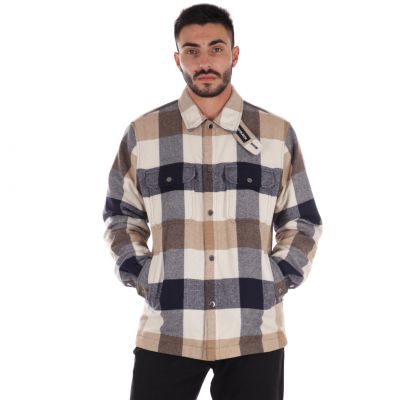 Giacca wool check alaskan shirt 