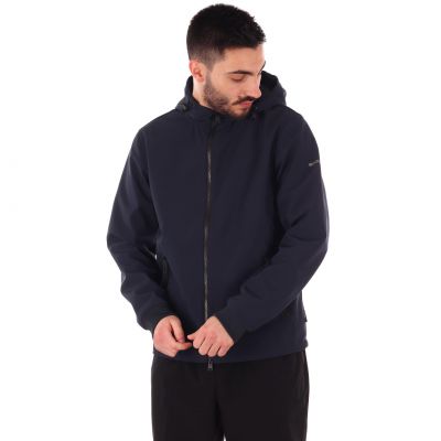 Giubbotto soft shell full zip hoodie
