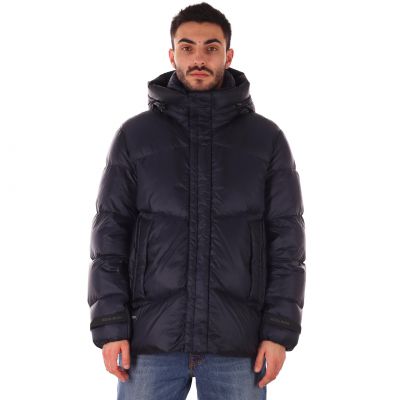 Piumino in nylon pertex con cappuccio