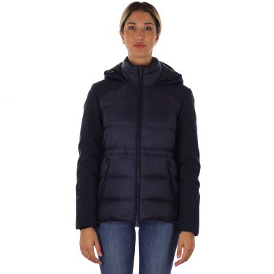Soft shell down quilted hybrid
